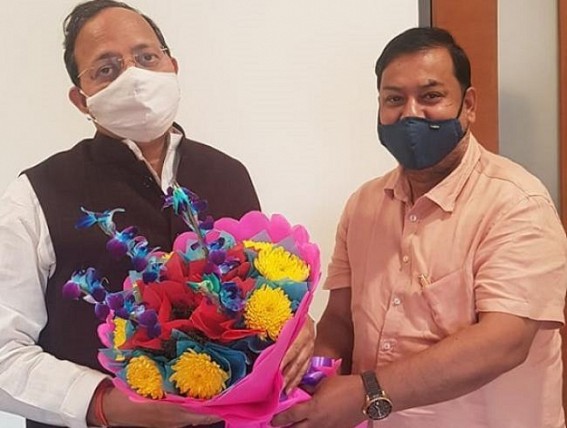 MLA Ram Prasad Pal met BJP National General Secretary at Delhi